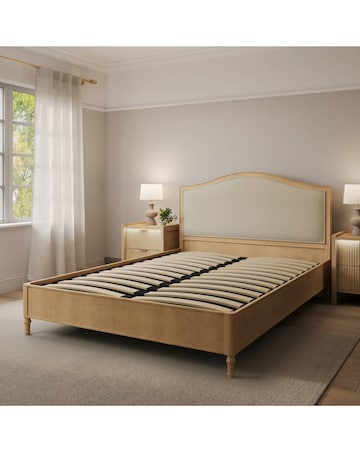 Emy French Style Wooden Hidden Ottoman Bed