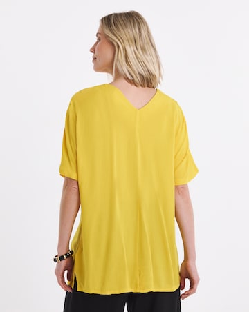 Textured Crinkle Tunic Top