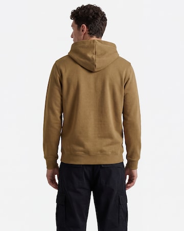Full Zip Hoodie Long - Beige