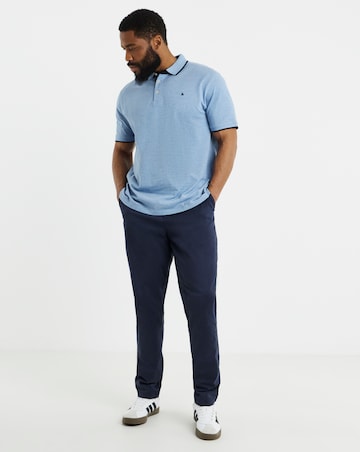 Jack & Jones Paulos Tipped Polo - Blue