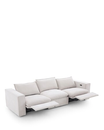 Campbell 3 Seater Power Recliner Sofa