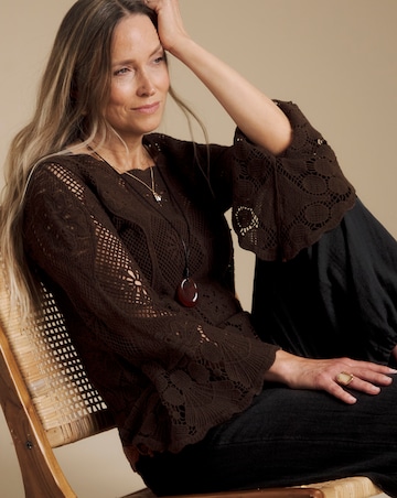 Julipa Crochet Knitted Top