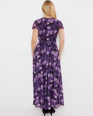Joe Browns Petite Fabulous Floral Mesh Maxi Dress