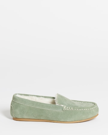 Leona Moccasin Slippers - Extra Wide Fit (EEE)