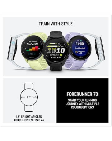 Garmin Forerunner 70 GPS Smart Watch - Black
