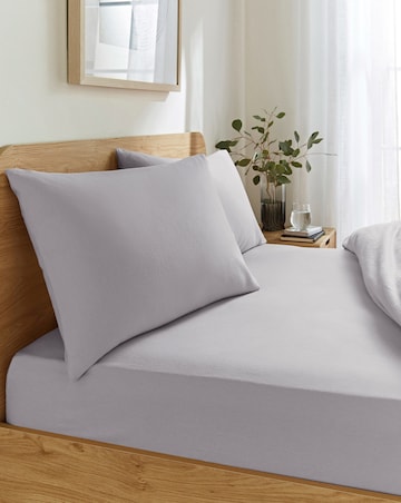 Pure Cotton Cosy Brushed 38cm Extra Deep Fitted Sheet