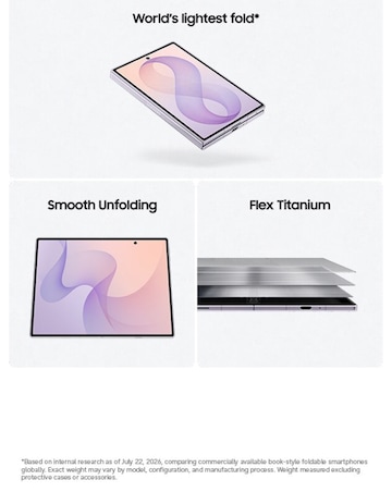Samsung Galaxy Z Fold8 256GB 5G - Lavender