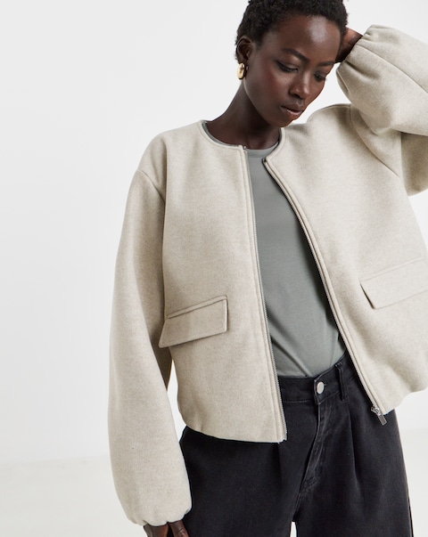 Vila Balou Zipper Bomber Jacket