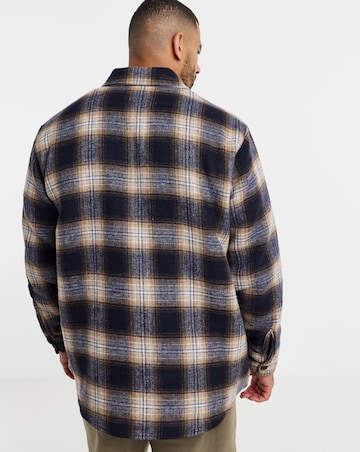 Jack & Jones Soho Ollie Overshirt - Navy Check