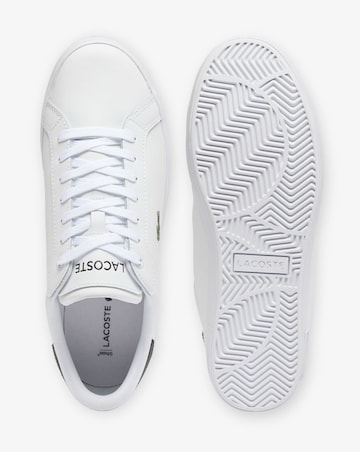 Lacoste Powercourt Trainers - White/Black