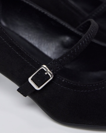Lorraine Low Block Heel Mary Janes - Extra Wide Fit (EEE)