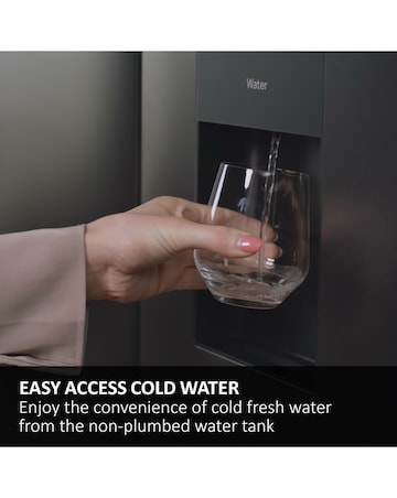 Haier HDPW5618DWPK Fridge Freezer