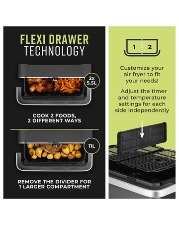 Tower Elite 11L Flexi Draw Air Fryer