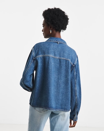 Object Rosie Denim Tie Shirt