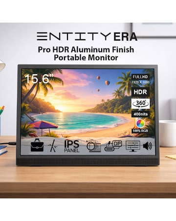 Entity Era Pro HDR 15.6-inch Portable Monitor with Kickstand