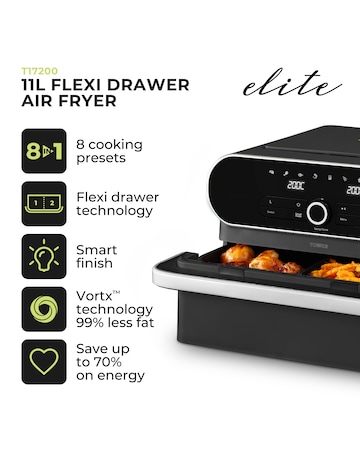Tower Elite 11L Flexi Draw Air Fryer