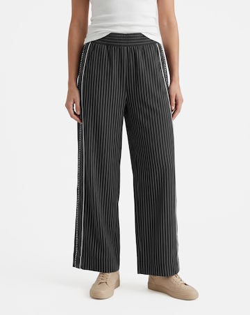 Stripe Trouser With Side Panel