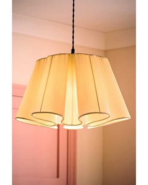 ValueLights Jemima Natural Full Pleated Shade