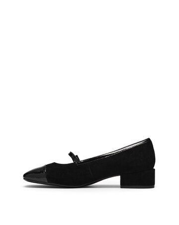 Clarks Crista Strap Heeled Toe Cap Leather Mary Janes - Standard Fit (D)