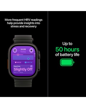 Apple Watch Ultra 4 GPS + Cellular 49mm - Black Titanium/Translucent Black Band