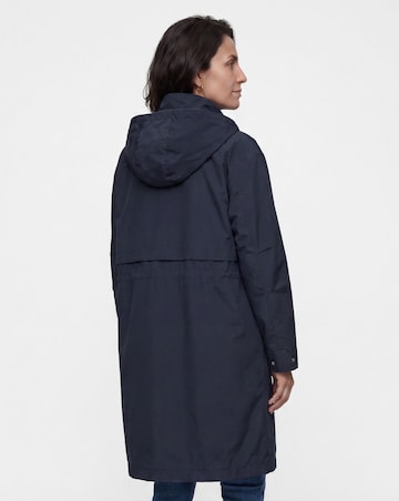 Navy Shower Resistant Raincoat