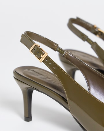Aspen Pointy Toe Slingback Shoes - Extra Wide Fit (EEE)