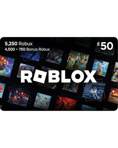 Roblox £50 Gift Card (Digital Download)