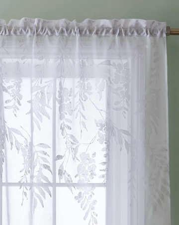 Catherine Lansfield Wisteria Floral Voile