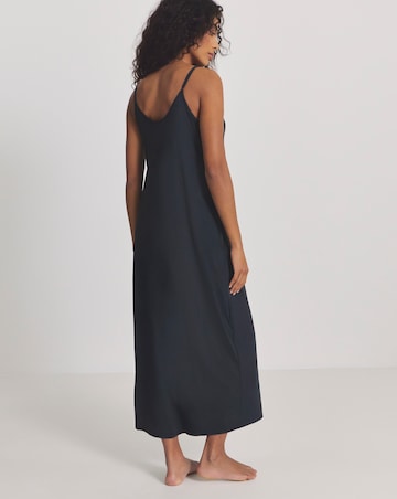 Pretty Secrets 2 Pack Maxi Slips Length 52in - Black/Almond