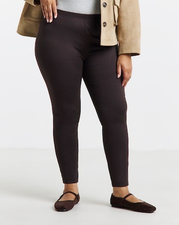 Simply Be Chocolate Ponte Legging