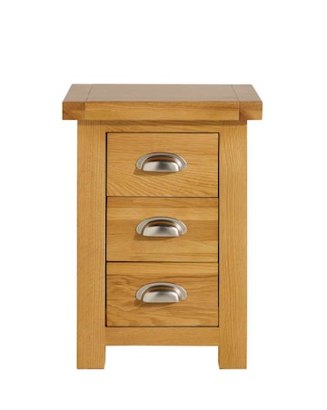 Woburn Small 3 Drawer Bedside Table