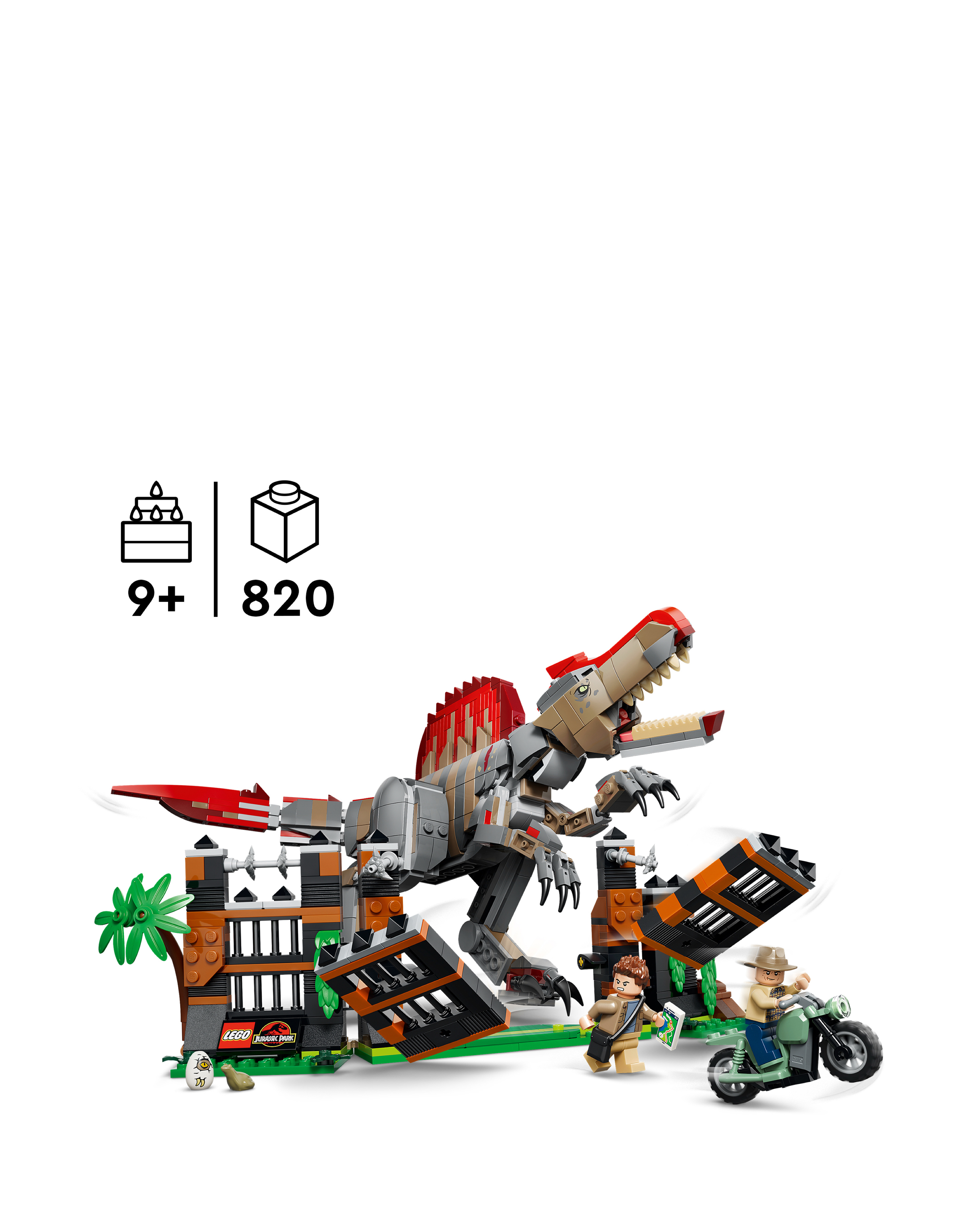 LEGO Jurassic World Spinosauraus Model