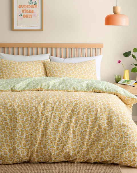 Fusion Retro Daisy Floral Duvet Cover Set