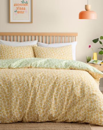 Fusion Retro Daisy Floral Duvet Cover Set