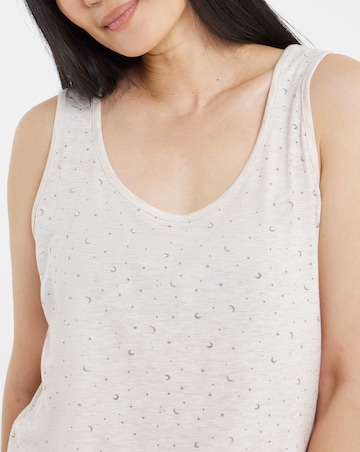 Pretty Lounge Moon & Star Print Culotte Set