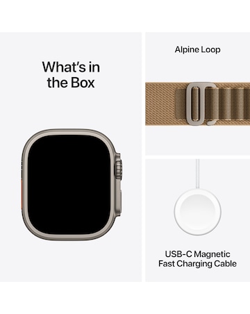 Apple Watch Ultra 4 GPS + Cellular 49mm - Titanium/Desert Alpine Loop - M