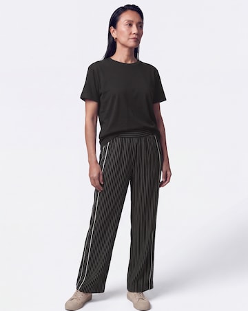 Stripe Trouser With Side Panel