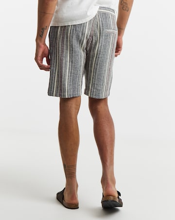 Textured Stripe Co-ord Short