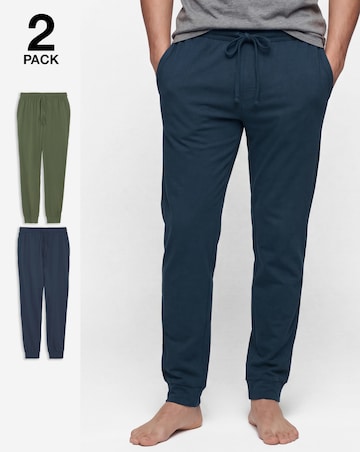 2 Pack Jersey Cuffed Lounge Pants