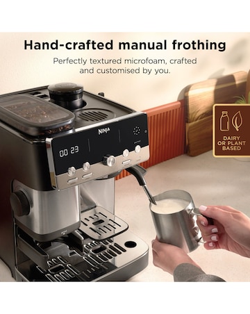 Ninja Luxe Cafe MINI Espresso Machine ES301UK Black & Stainless Steel