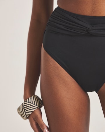 MAGISCULPT Medium Control Twist Front High Waist Bikini Bottoms