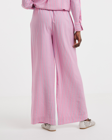 Stripe Wide Leg Trouser