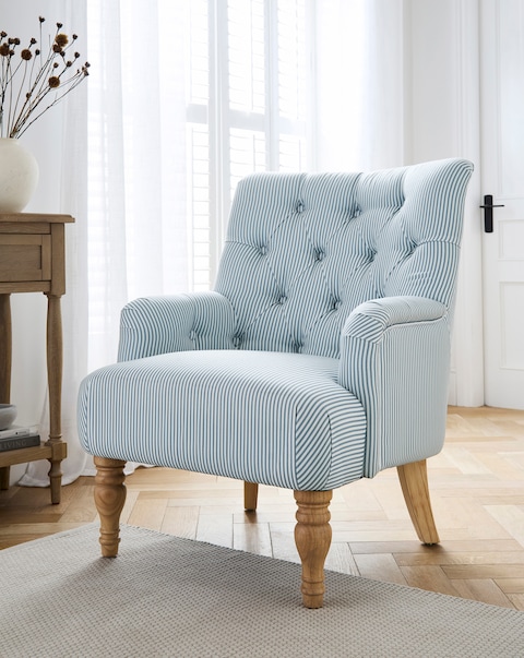 Julipa Mae Striped Accent Chair