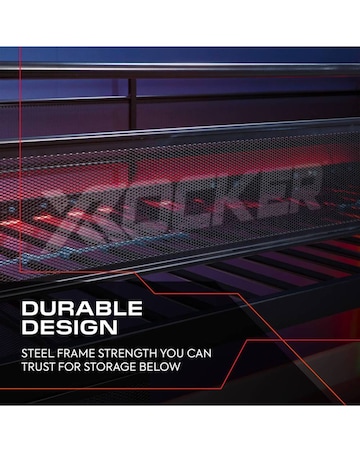 X Rocker Sanctum Mid Sleeper and Desk Gaming Combo - Black