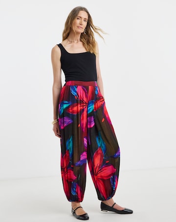 Viscose Crinkle Balloon Trouser