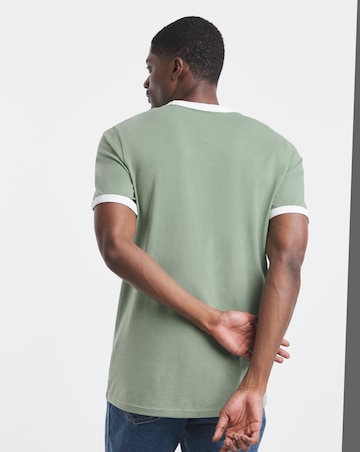 Contrast Ringer T-Shirt Reg-Fit Long