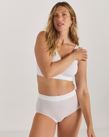 Sloggi (2 Pack) Cotton Double Comfort Maxi Knickers White