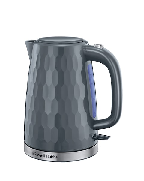 Russell Hobbs 26053 Textured Honeycomb Grey Kettle