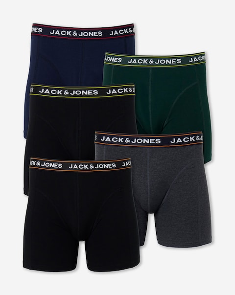 JACK & JONES Max 5 Pack Trunks - Multi