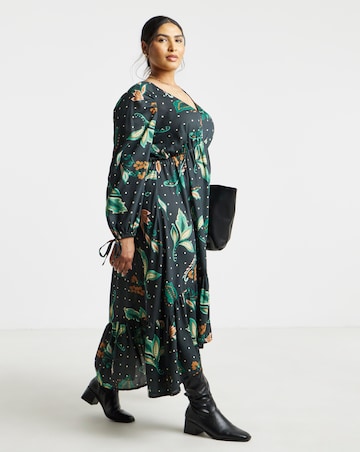 Simply Be Floral High Low Maxi Dress